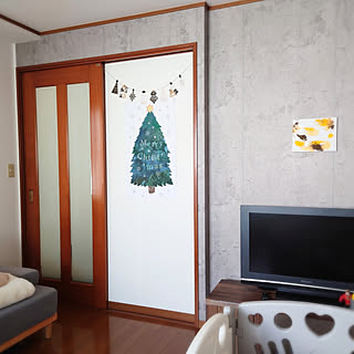 部屋全体/クリスマス/賃貸/賃貸でも楽しく♪/100均...などのインテリア実例 - 2022-11-11 12:31:28