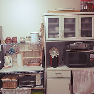 キッチン/食器棚なんとかしたい。のインテリア実例 - 2014-08-05 17:45:28