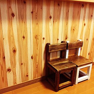 キッチン/キッズチェア/カントリー雑貨/木製/椅子DIY...などのインテリア実例 - 2016-02-20 12:32:23