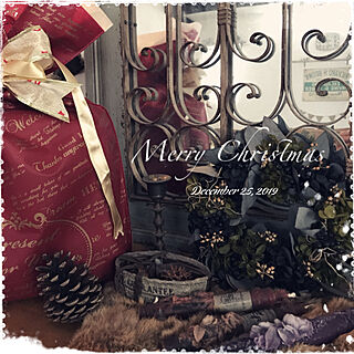 クリスマスプレゼント/アンティーク/クリスマス/JUNK/antique...などのインテリア実例 - 2019-12-25 09:47:52