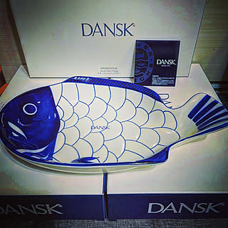 DANSK/魚柄の皿/お魚皿/買ってよかったもの/コメントお気遣いなく♡...などのインテリア実例 - 2022-12-10 11:09:15