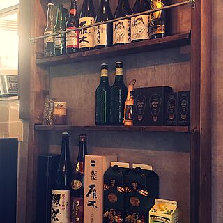 2×4材/お酒/DIY/棚のインテリア実例 - 2020-11-19 13:52:34
