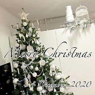 ニトリ/Christmas/ホワイトインテリア/Francfranc/christmas tree...などのインテリア実例 - 2020-12-26 15:47:57