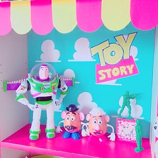 棚/トイストーリー部屋/トイストーリー/ピクサー/disney...などのインテリア実例 - 2015-09-06 11:08:31