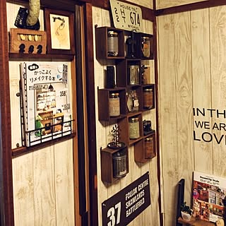 壁/天井/セリアbox/ロハス戦利品/ウォールステッカー/壁紙屋本舗さん❤︎...などのインテリア実例 - 2014-12-09 12:51:42