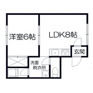 部屋全体/賃貸/間取り図/1LDK/一人暮らしのインテリア実例 - 2015-03-11 10:23:20