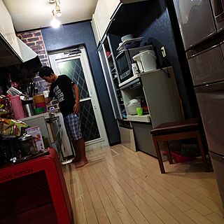 キッチン/DIY/壁紙 グレーのインテリア実例 - 2016-10-22 21:34:48