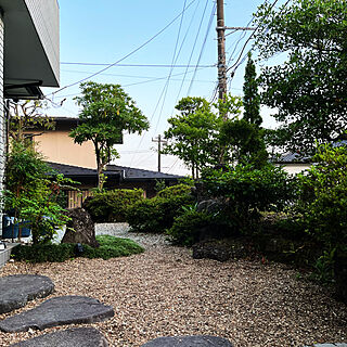 グリーン/庭/日本庭園/玄関/入り口のインテリア実例 - 2022-08-06 18:47:46