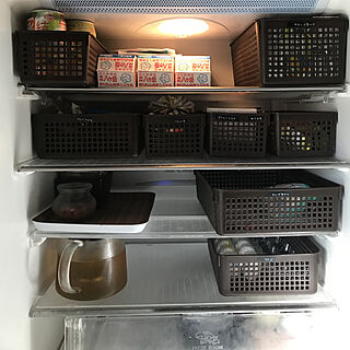 キッチン/DYMO/IKEA/冷蔵庫収納/冷蔵庫...などのインテリア実例 - 2018-08-31 16:17:48