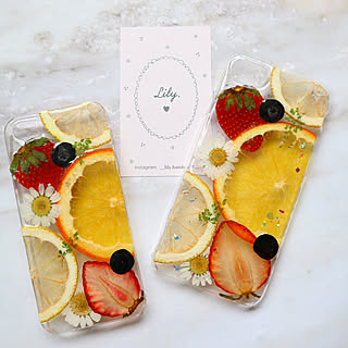 ハートレモンヘアクリップ☆押しフルーツ 願お 