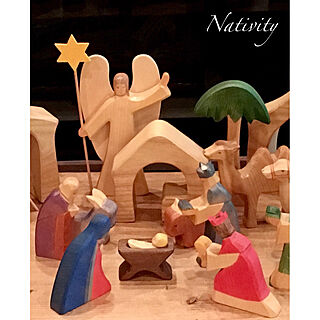 ネィティヴィティ/Nativity/クリスマス/机のインテリア実例 - 2017-12-02 21:55:51