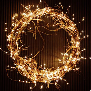 カフェ風/クリスマスリース +..・* ☆/ライト照明/壁/天井のインテリア実例 - 2020-12-07 19:36:52