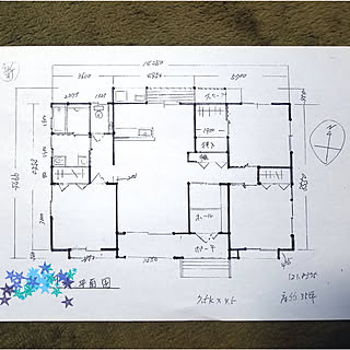 部屋全体/おうち作り/新居建築中/平屋/平面図のインテリア実例 - 2019-01-06 23:10:18