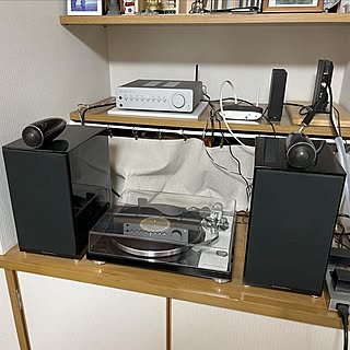 音楽のある暮らし/書斎部屋/手芸/オーディオ機器/レコードのある暮らし...などのインテリア実例 - 2024-01-08 15:17:29