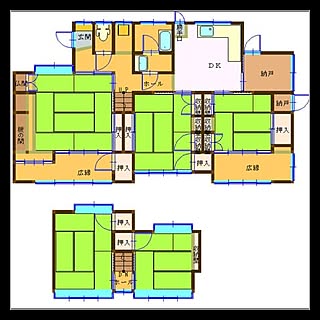 部屋全体/間取り図/賃貸のインテリア実例 - 2014-10-07 16:03:27