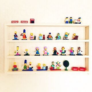 壁/天井/ミニフィグ/LEGO/アメリカン雑貨/DIY...などのインテリア実例 - 2016-05-06 23:26:37