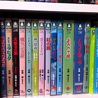 棚/DVD&Blu-ray&CD/ホームシアター/シアタールーム/ジブリのインテリア実例 - 2013-03-30 13:31:28