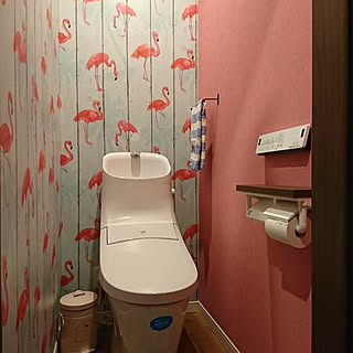フラミンゴ壁紙のインテリア実例 Roomclip ルームクリップ