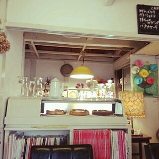 部屋全体/愛するカフェ/カフェ店内/私のお気に入り♡/カフェでのんびり...などのインテリア実例 - 2014-04-04 16:33:53