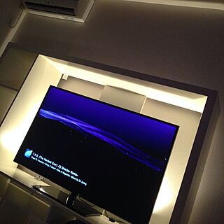 リビング/テレビ 照明/IKEA/一人暮らし/男の部屋のインテリア実例 - 2013-12-23 19:05:00