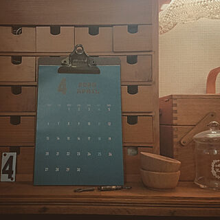 オリジナルカレンダー/無垢の家/平屋の家/アンティーク/古道具...などのインテリア実例 - 2020-04-06 20:28:00