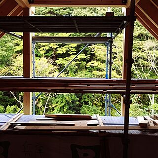 壁/天井/建築中/ベランダ/ログハウスメーカーBESSのインテリア実例 - 2016-10-29 09:29:22
