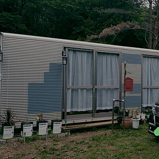 玄関/入り口/コンテナハウス/倉庫リノベ/田舎暮らし/庭ゎ荒野...などのインテリア実例 - 2018-10-14 05:47:17