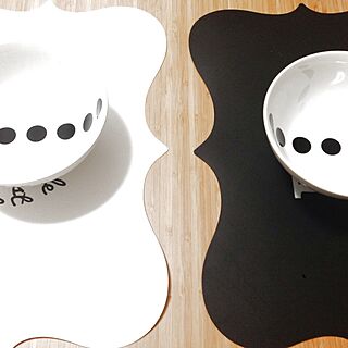 キッチン/白黒/IKEA/ドット/モノトーンのインテリア実例 - 2013-08-13 23:09:19
