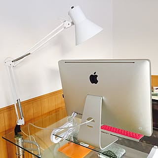 机/iMac/ライト♡/パソコンdeskのインテリア実例 - 2014-12-29 20:24:28