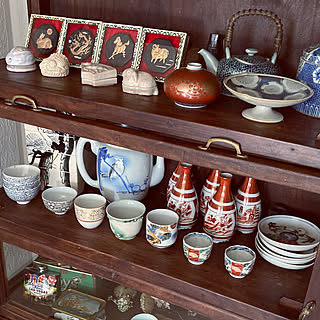 陶器、古美術白磁染付、重箱 すっぱ