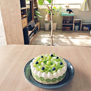 手作りケーキ お誕生日ケーキのインテリア実例 Roomclip ルームクリップ