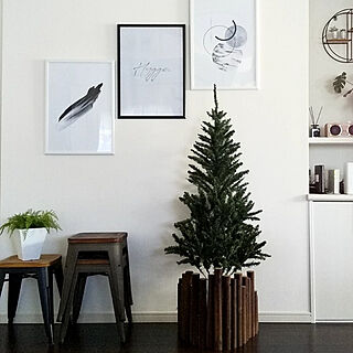 壁/天井/クリスマスツリー/150cmのインテリア実例 - 2020-11-14 13:11:08
