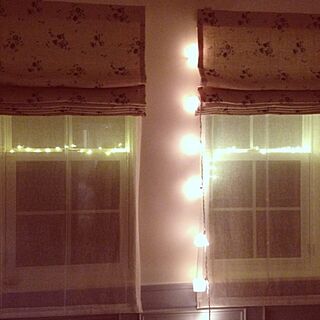 壁/天井/クリスマス/ライト/my roomのインテリア実例 - 2013-12-13 19:35:07