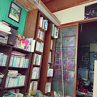 部屋全体/カラフル好き/汚部屋タグを外し隊/捨てられない物❤️/ものが多過ぎな家...などのインテリア実例 - 2019-01-26 15:54:33