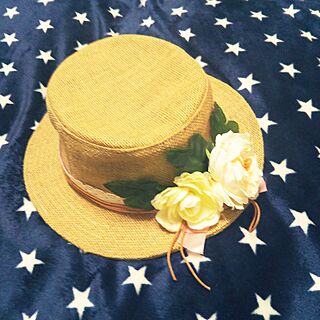 棚/ｱﾊﾞ社長風/帽子リメイクのインテリア実例 - 2017-05-04 22:45:46