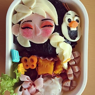 キッチン/インテリアじゃなくてごめんなさい…。/お弁当/お弁当♬/キャラ弁のインテリア実例 - 2014-06-06 08:30:42