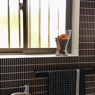 バス/トイレ/トイレ/香り/タイル壁/ガラス花瓶...などのインテリア実例 - 2018-05-01 11:29:16