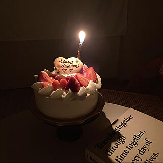 birthday cake/誕生日ケーキ/お誕生日/棚のインテリア実例 - 2023-06-03 10:31:57