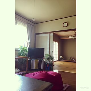 部屋全体/襖を開けると解放感。/築20年以上の家/ブーケは手作り/和室...などのインテリア実例 - 2017-06-22 10:59:02