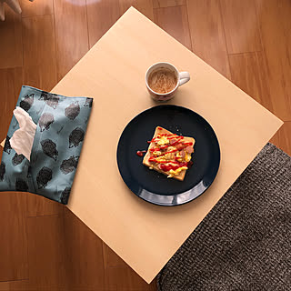 リビング/一人暮らし/築20年/IKEA/朝ご飯のインテリア実例 - 2018-05-16 07:57:36