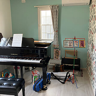 グランドピアノがある部屋/部屋全体のインテリア実例 - 2023-05-30 14:56:29