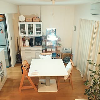 部屋全体/ダイニング/白い部屋/白い家具/バリスタTAMA...などのインテリア実例 - 2017-01-13 18:30:15