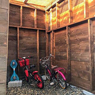 玄関/入り口/自転車小屋/DIYのインテリア実例 - 2018-09-26 14:02:08