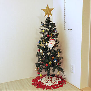 クリスマスツリー120cm/一戸建て/seria/ダイソー/インテリアのインテリア実例 - 2020-11-11 10:07:16