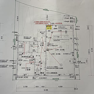 二階バルコニー/リビング22畳/株式会社鶴田建築/モノトーン/間取り...などのインテリア実例 - 2020-11-26 19:08:55