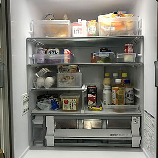 見えやすいように/冷蔵庫の中/ニトリ/ダイソー/キッチンのインテリア実例 - 2020-06-03 10:54:23