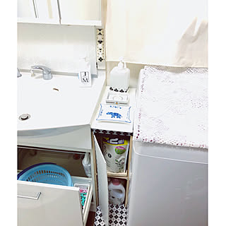 洗濯機まわりの収納/完全独立型二世帯住宅/隙間収納を簡単DIY/ものを置きたくない/RCの出会いに感謝✨...などのインテリア実例 - 2021-12-04 23:50:37