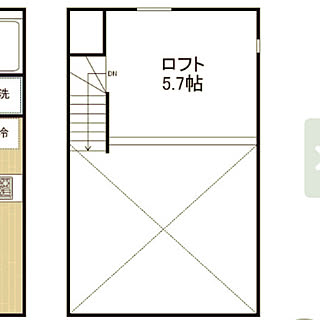 部屋全体/ロフト/ワンルーム/一人暮らし/ロフト付きワンルーム！...などのインテリア実例 - 2018-04-14 09:01:24