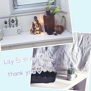 ベッド周り/Lilyちゃんの素敵便♡/Lilyちゃんありがとう♡/ハンドメイド雑貨/シンプルナチュラル...などのインテリア実例 - 2016-11-25 15:27:16