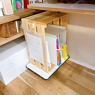 教科書収納/木製家具/ナチュラル/IKEA/DIY...などのインテリア実例 - 2022-07-01 21:27:04